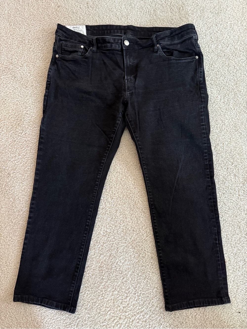 H&M Men's Slim Straight Black Jeans